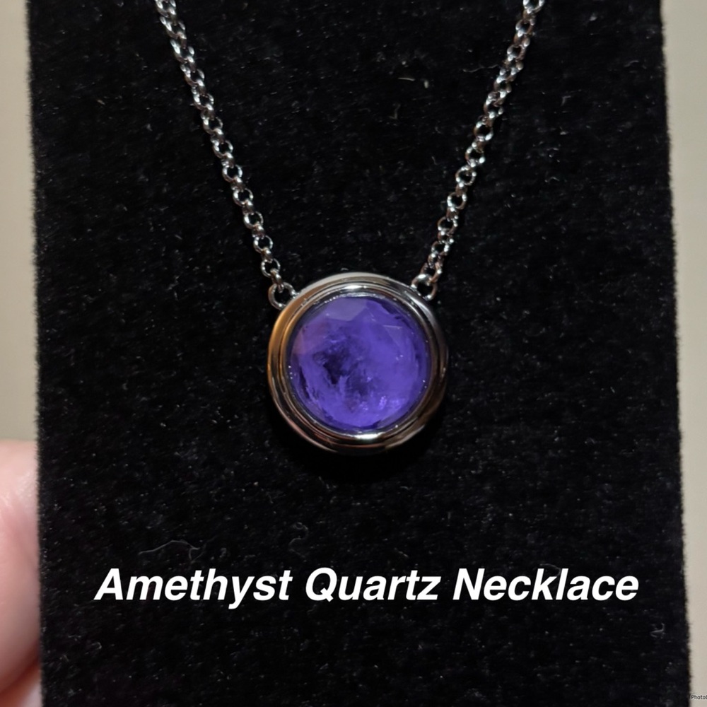 New Purple Amethyst Necklace
